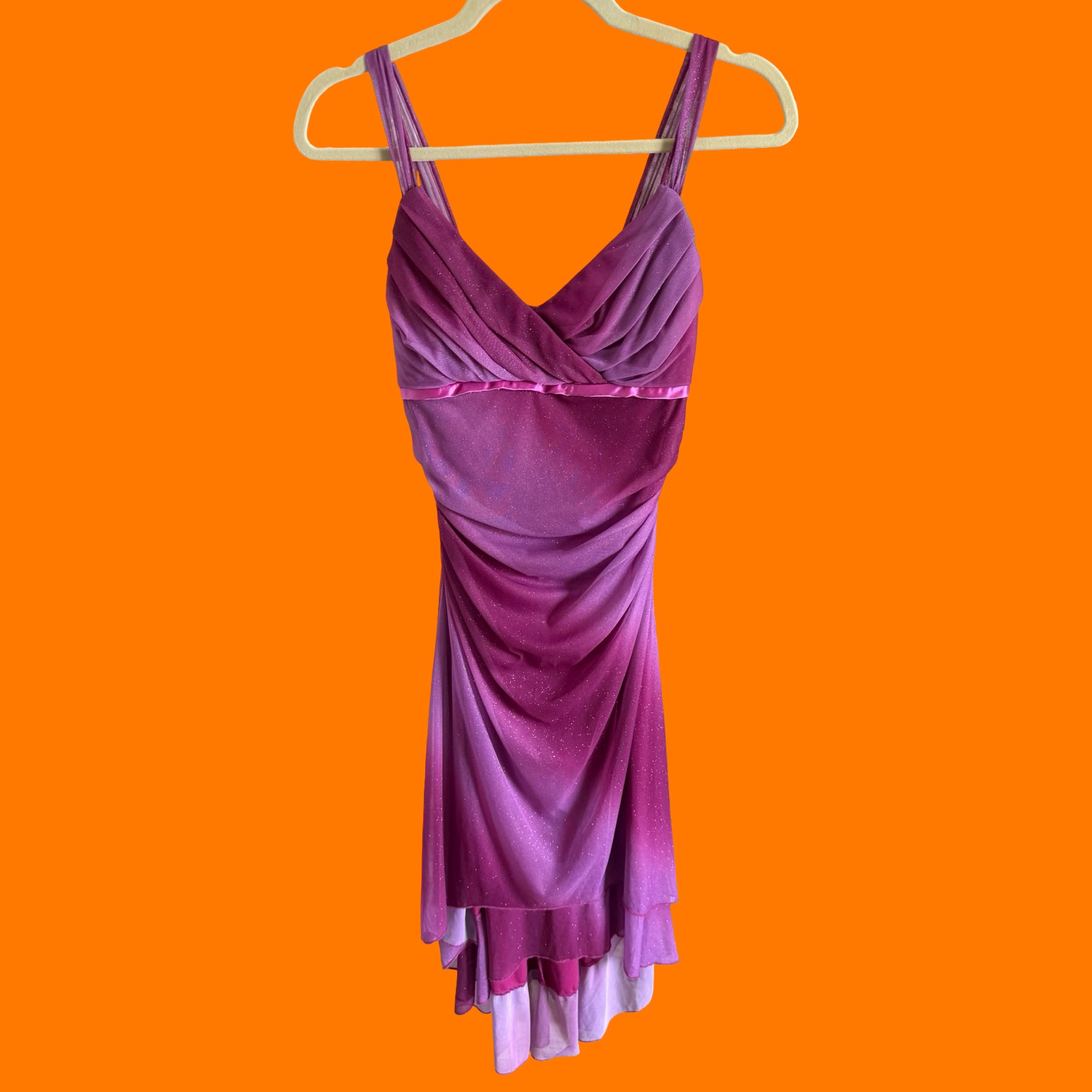 ruby rox purple dress Ruby Rox Size S Purple Sparkle Cocktail/Prom/Party Knee Length Dress