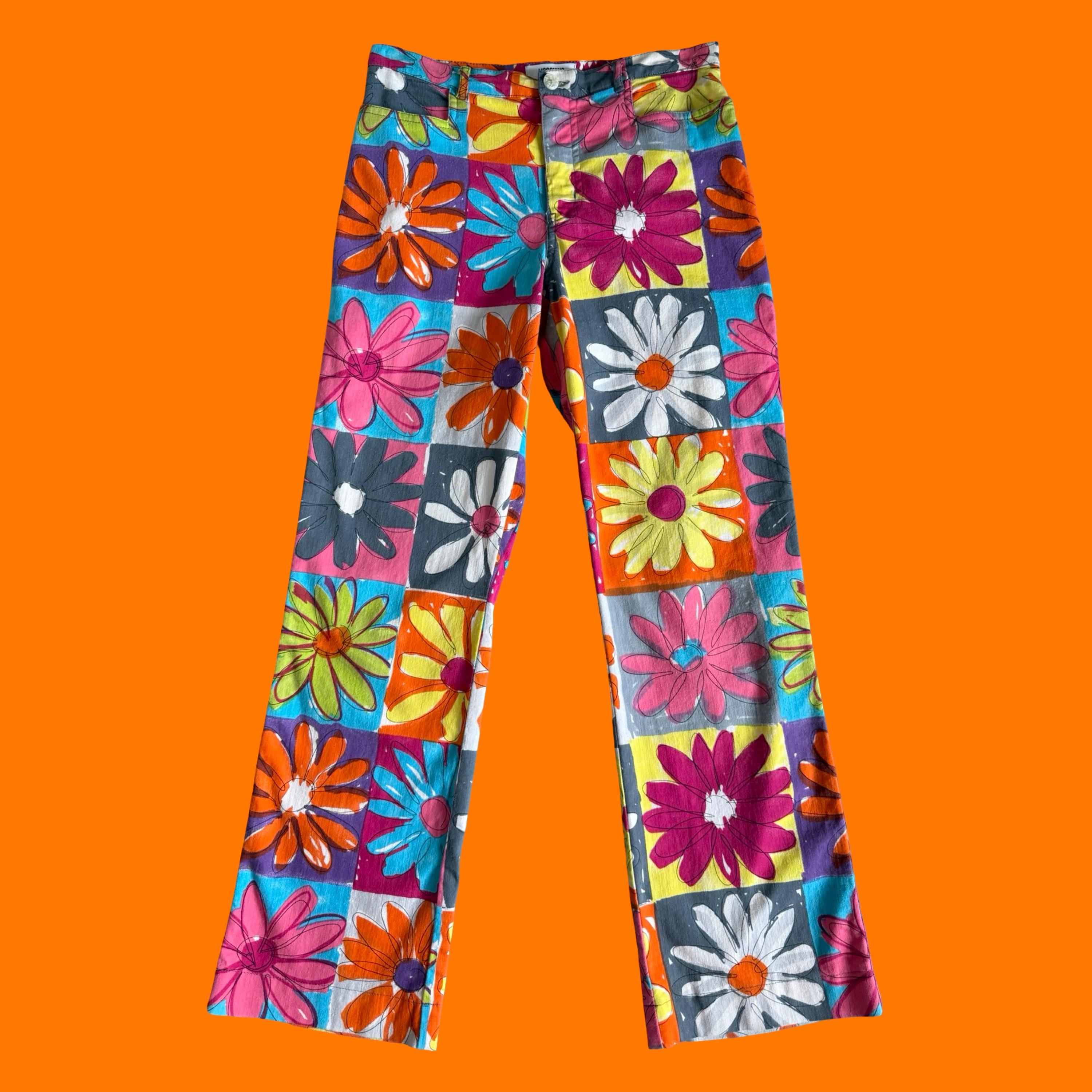 90s Y2K MOSCHINO JEANS デザイン フレアパンツ N870 90s Moschino