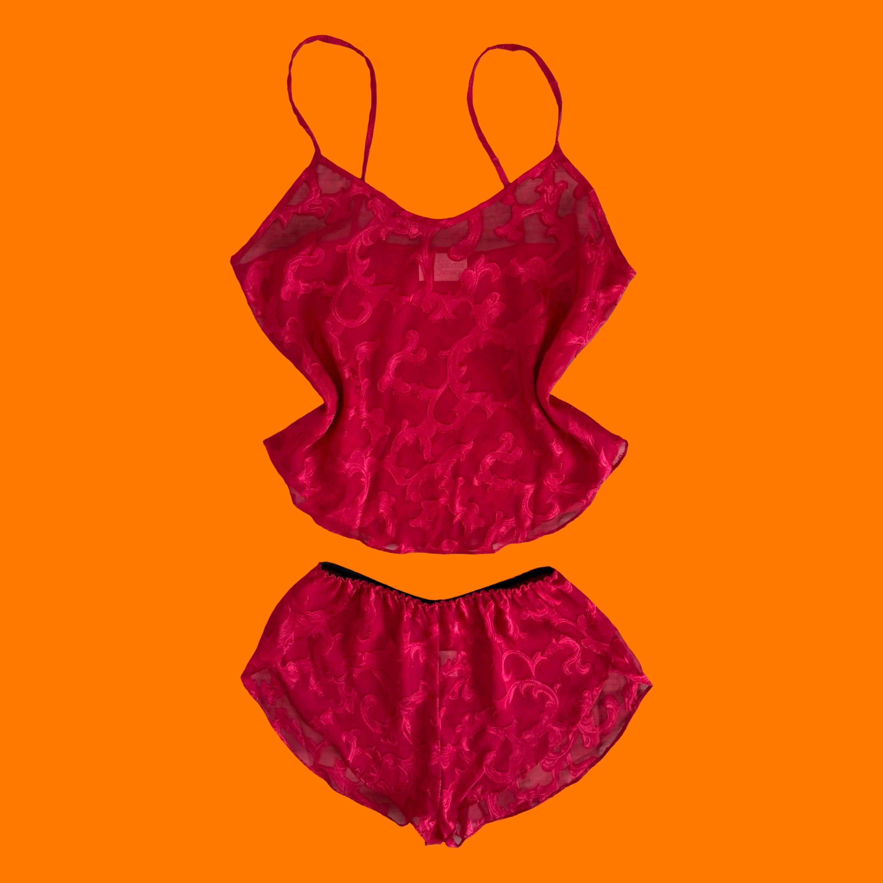 90s Lingerie Set - Etsy
