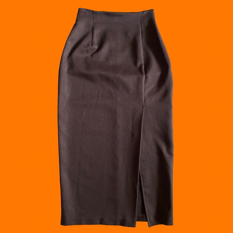 Dark Brown Maxi Skirt