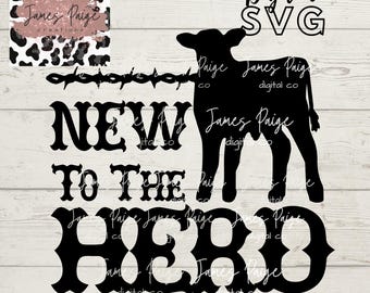 NEW to the HERD Digital File | SVG | Ranch Baby | Cattle Farmer Baby | Livestock svg | Cattle svg | Livestock Show Baby | Farm baby svg