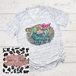 Livestock Show Shirt | Show PIG T-Shirt | Stock Show Pig Shirt | Livestock Show Design | Show Pig Shirt | Farm Design | Stock Show Shirt