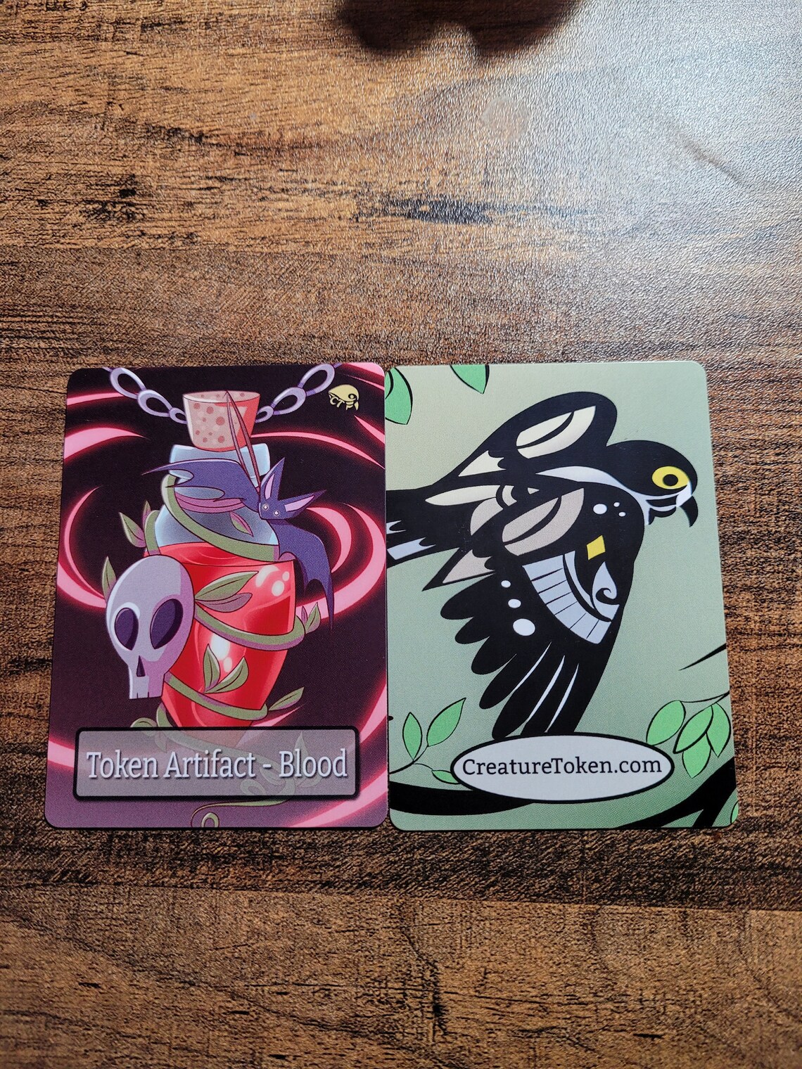 Custom Blood Token for Magic the Gathering Etsy