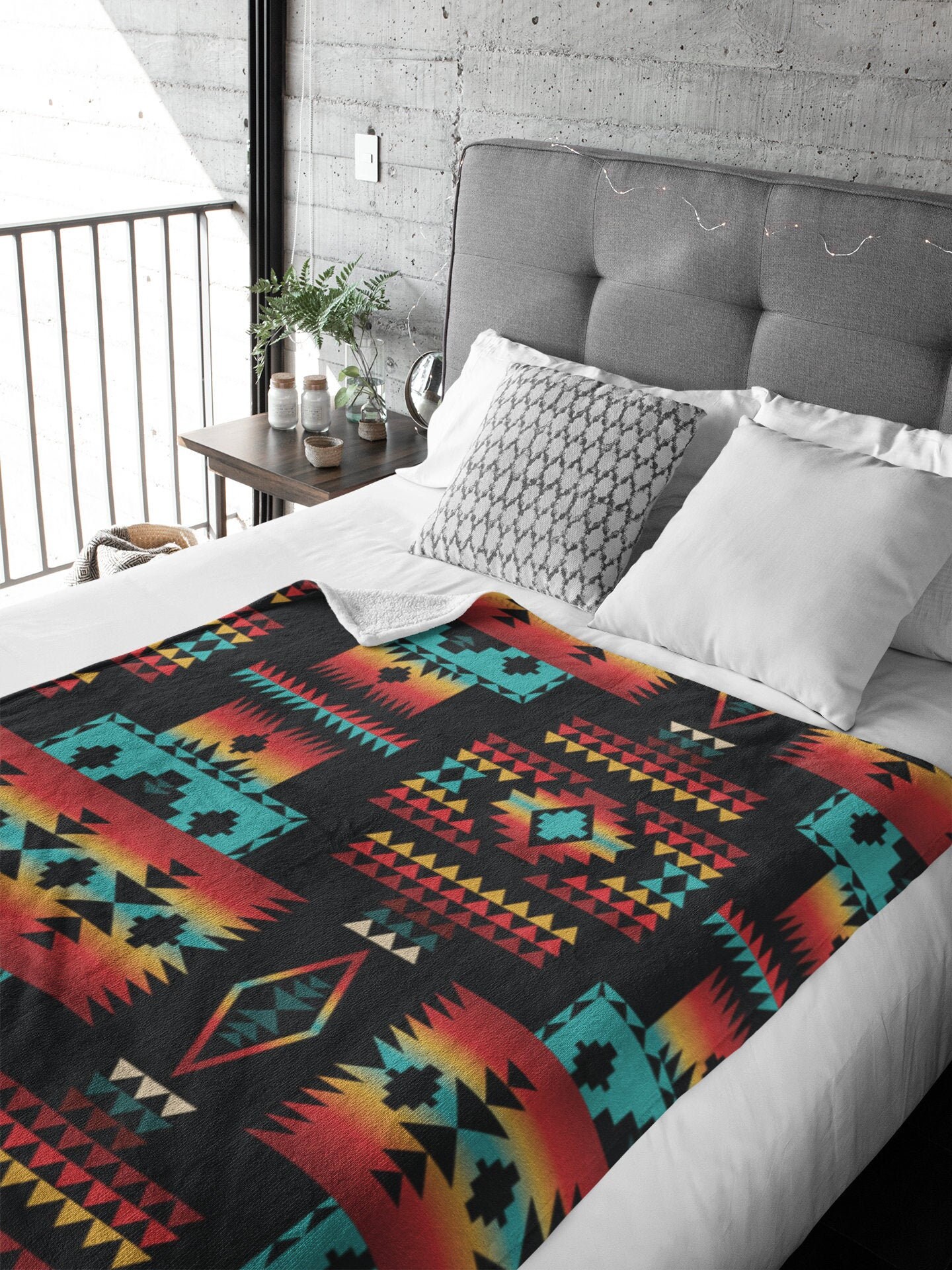 Ethnic Tribe Throw & Blanket Ethnic Pattern Ethnic Asian Etsy