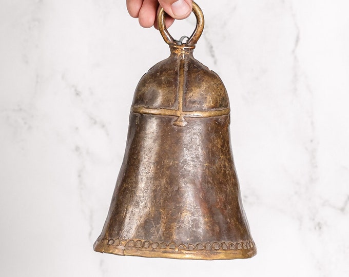 Featured listing image: Large Antique African Cow Bell