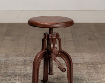 Industrial Adjustable Iron Base Stool (Free Shipping)