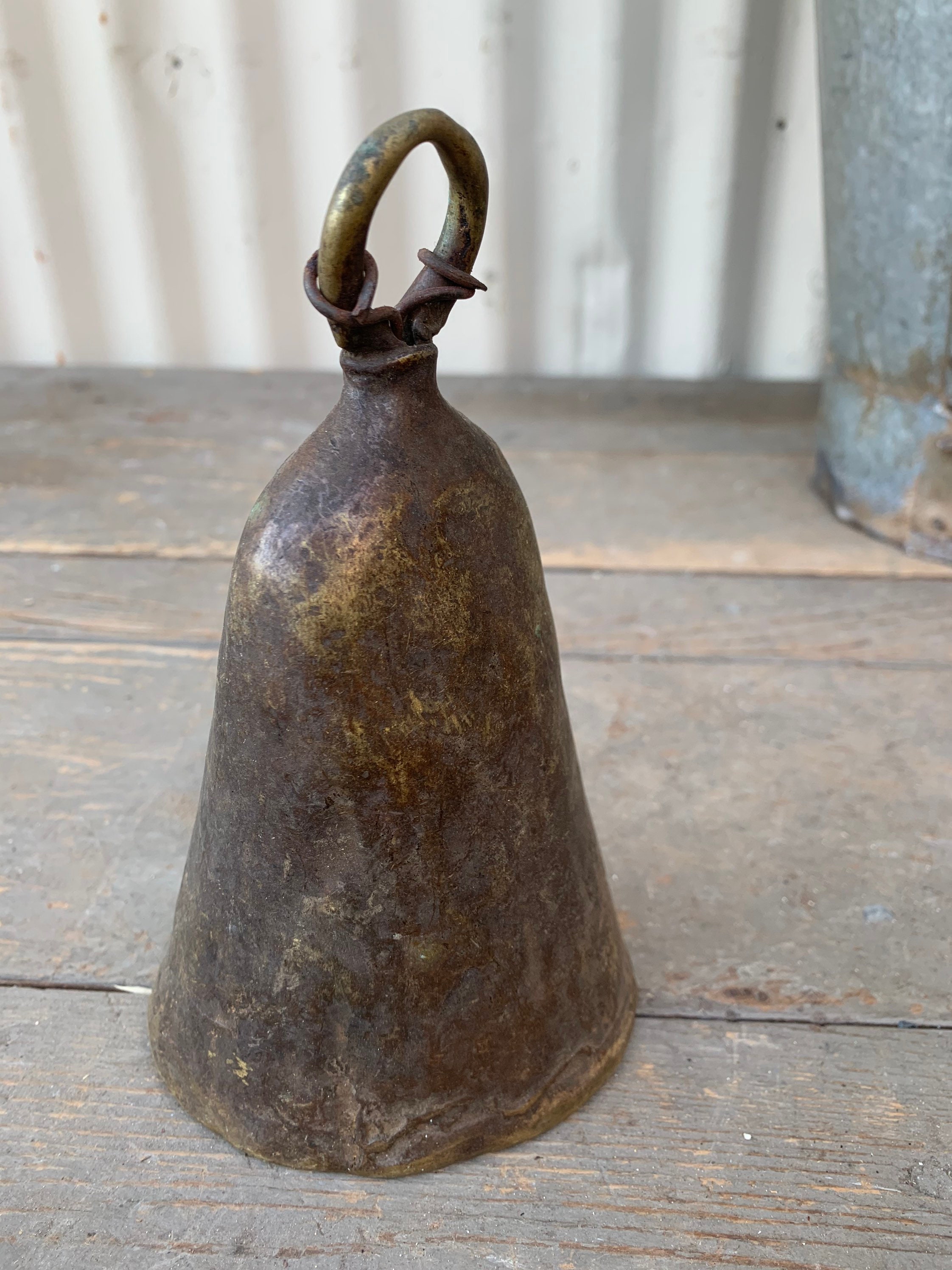 Antique African Cow Bell {H1} (Free Shipping)