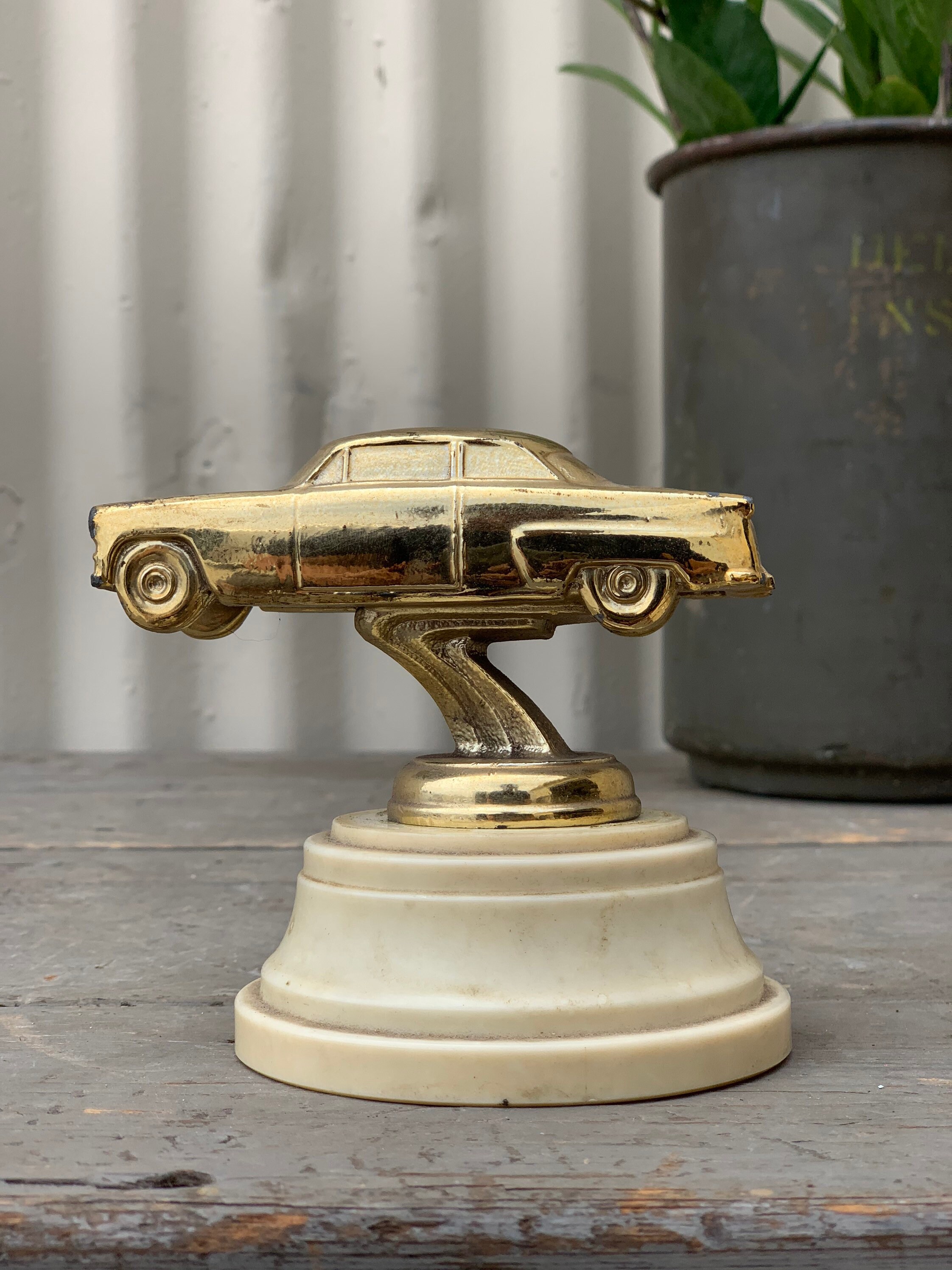 Vintage Metal Car Trophy (Free Shipping)