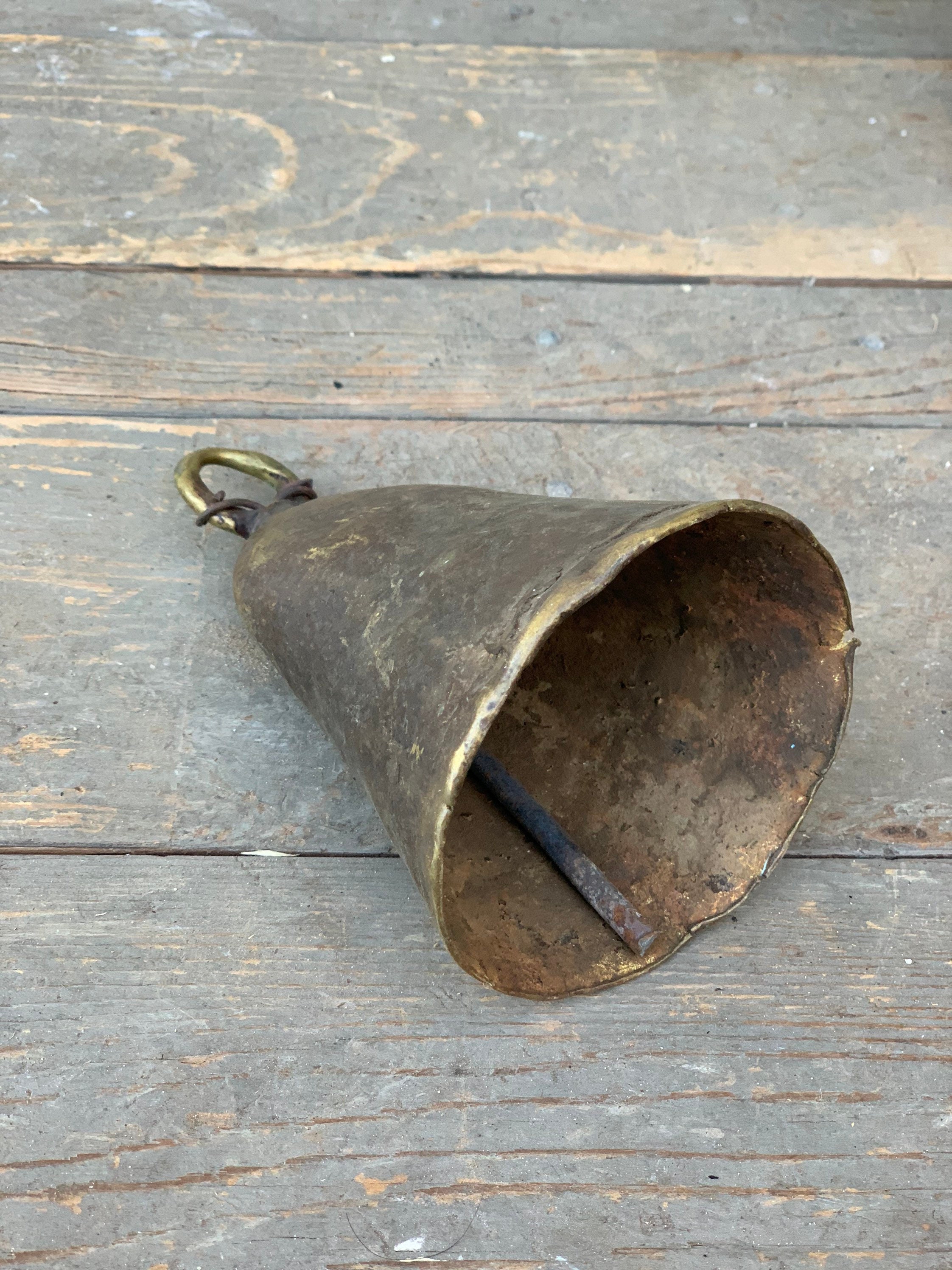 Antique African Cow Bell {H1} (Free Shipping)