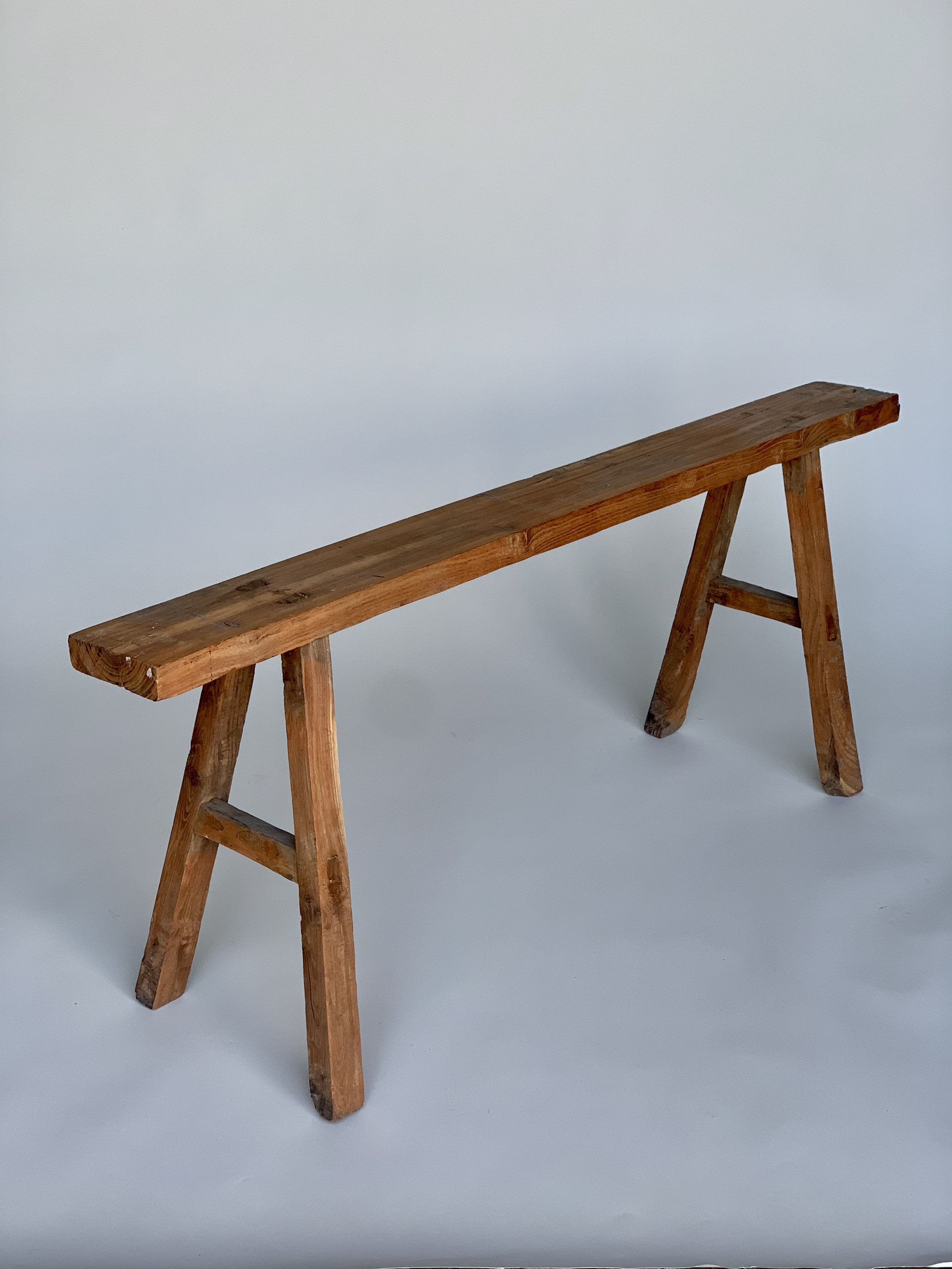 Vintage Elm Skinny Bench {F} (Free Shipping)