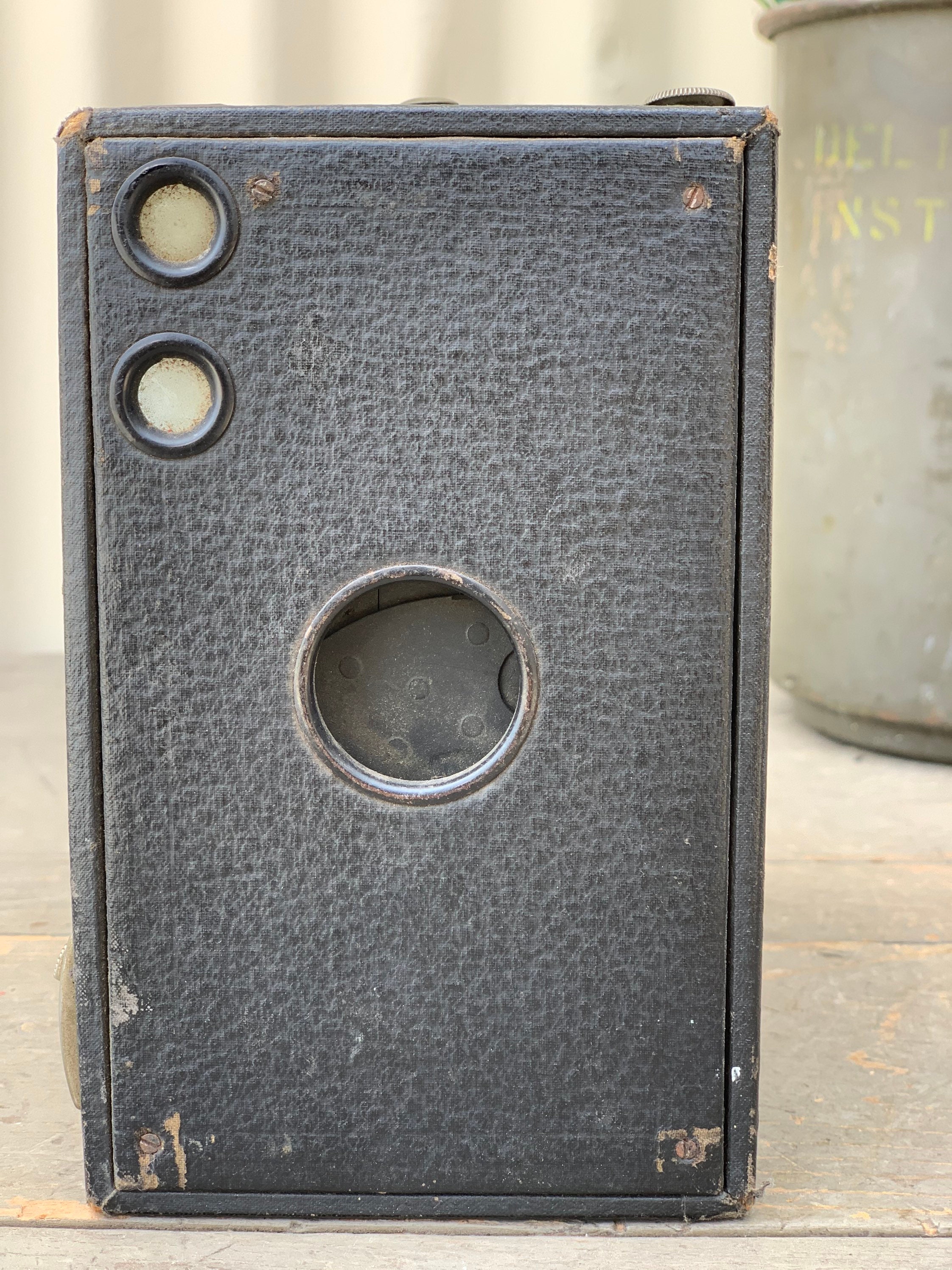 brownie camera screen lights vintage