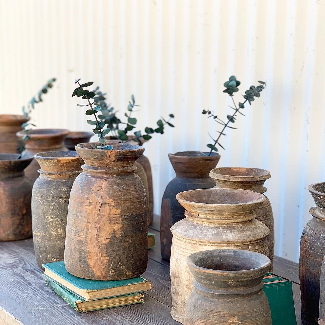 Rustic Wooden Vase or Vessel
