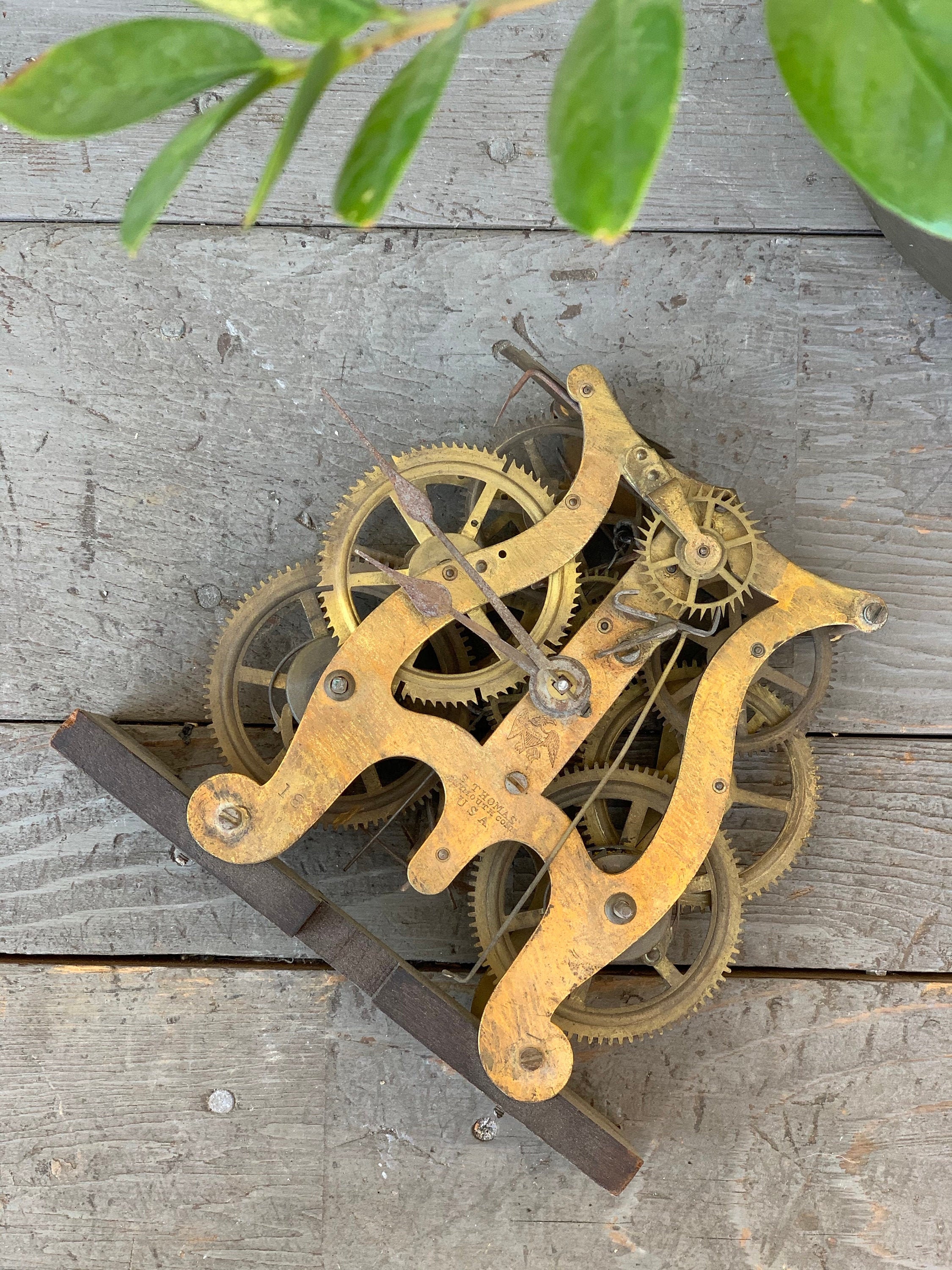 Antique Clock Gears Steampunk Display (Free Shipping)