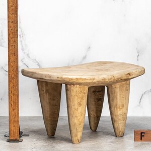 Light Wood African Senufo Stool Free Shipping image 8