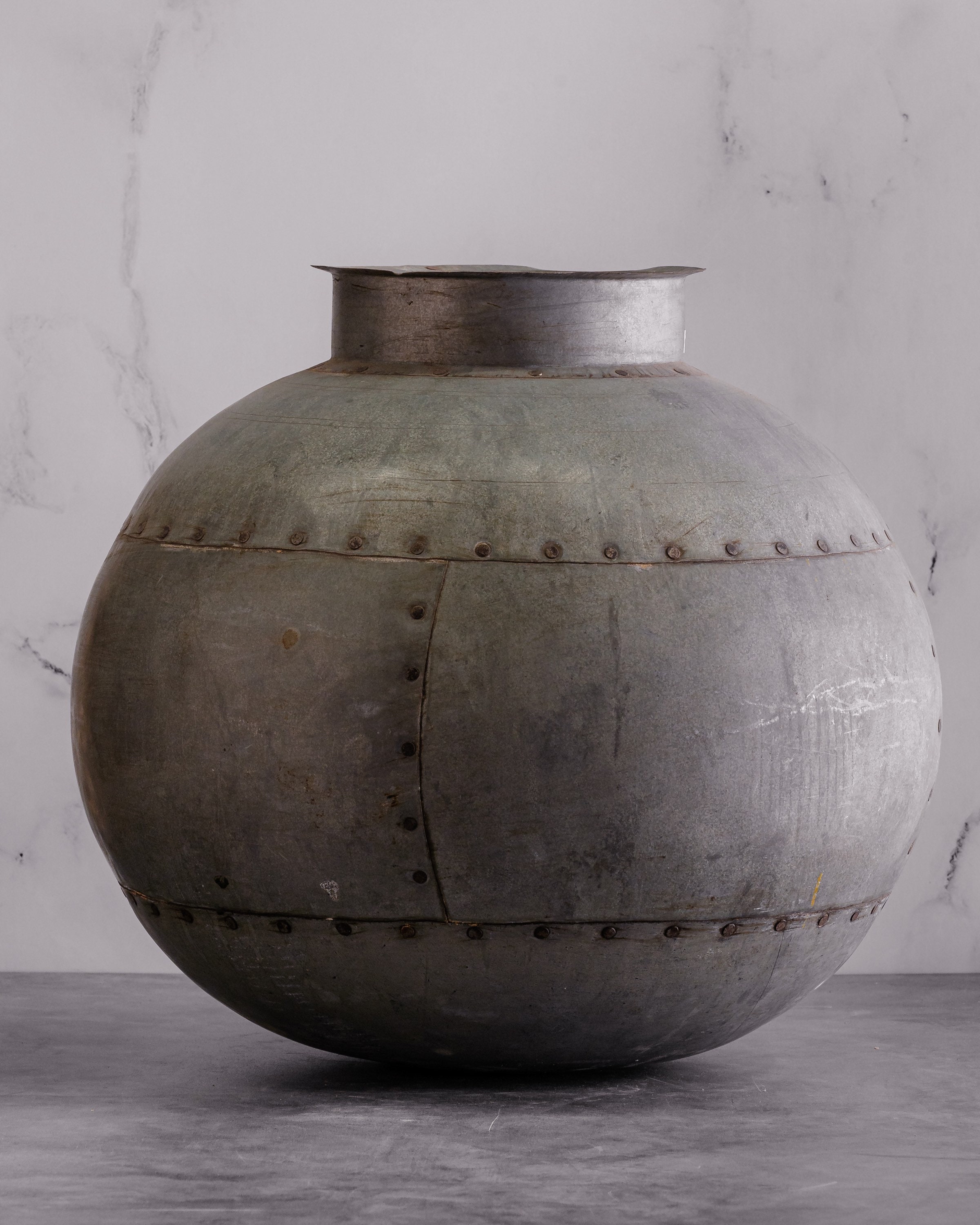 XL Rustic Metal Vessel