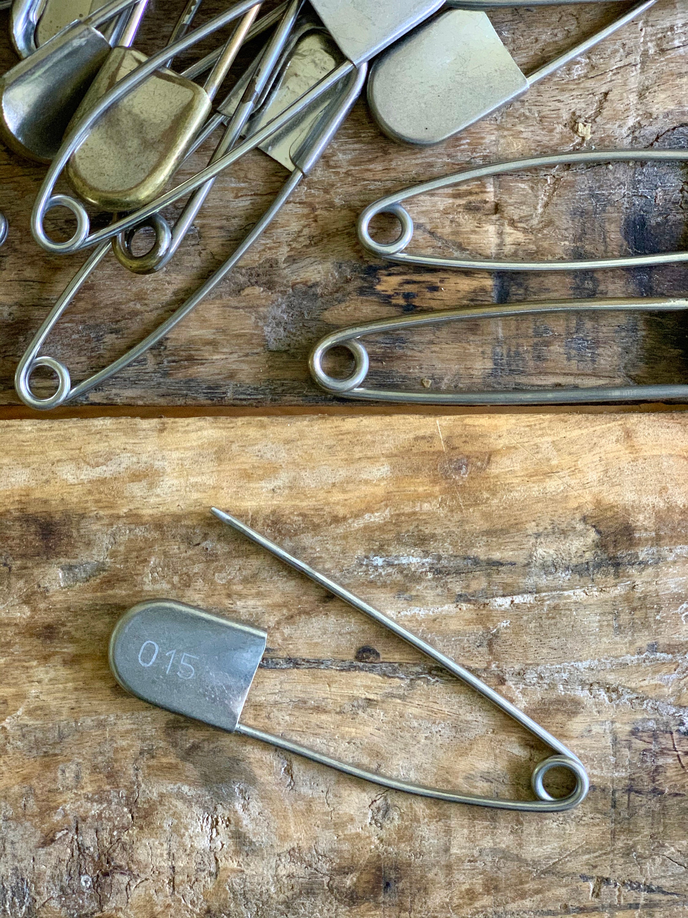 Vintage Extra Large Safety Pin From an Old Laundry