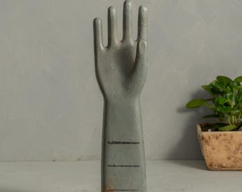 Vintage Black Porcelain Hand Mold - 1987 Home Decor - Etsy