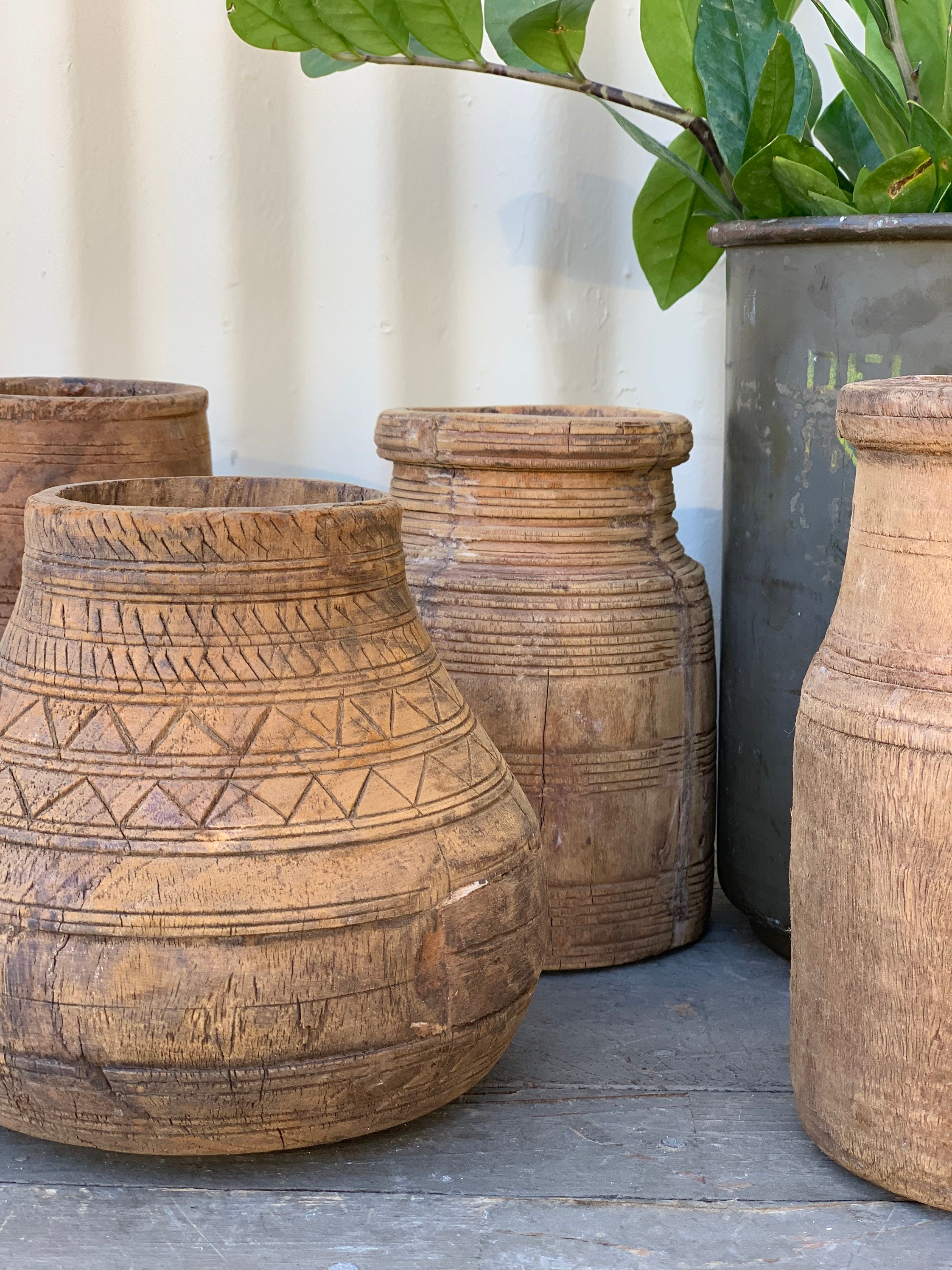 Rustic Vessel or vase (Free Shipping)