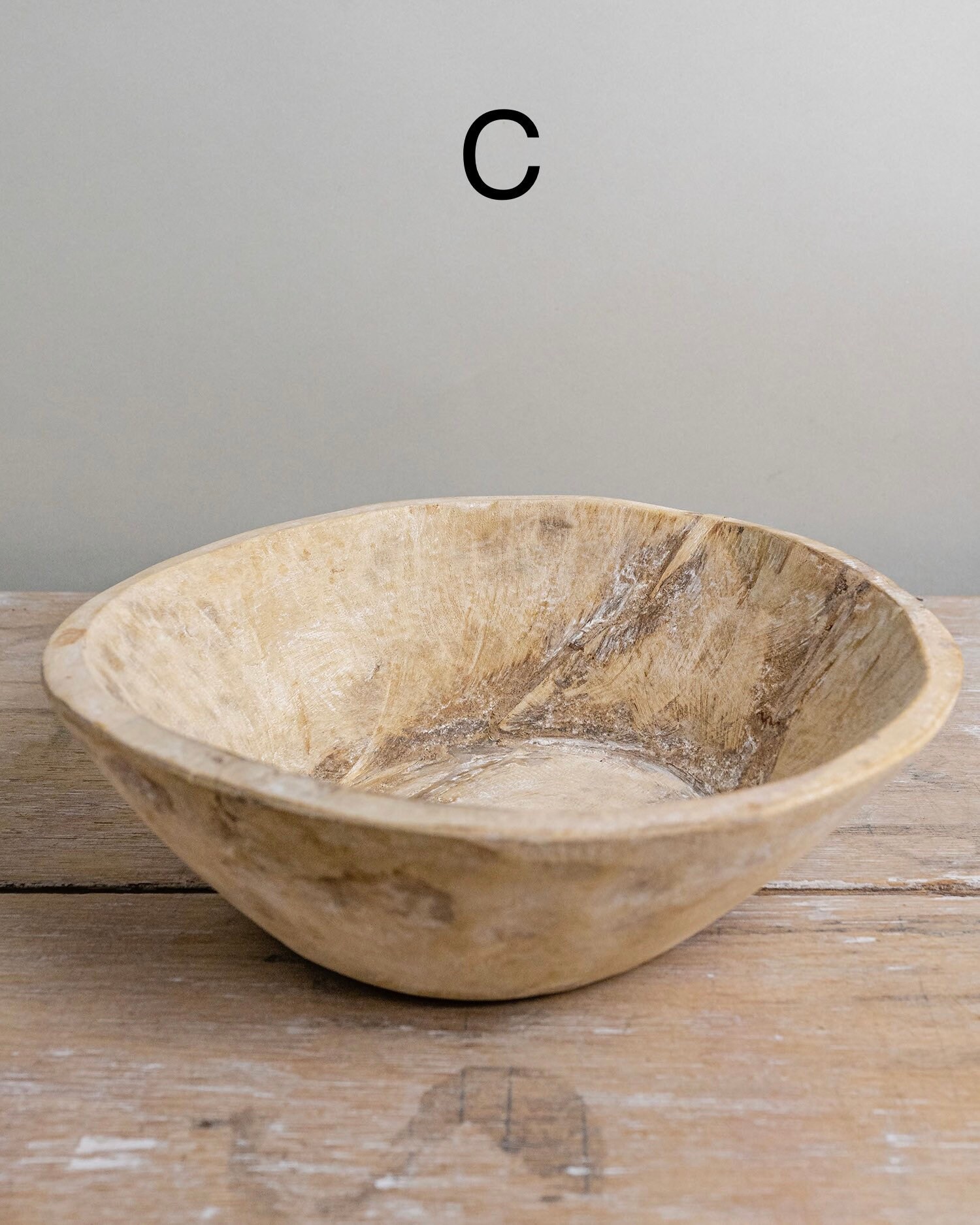 Teak Wood Rustic Bowl (Free Shipping)