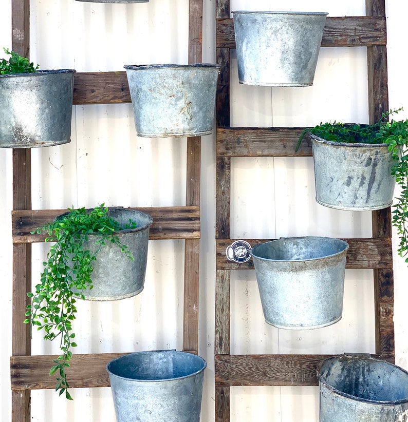 Vintage Hanging Calf Feeder Bucket