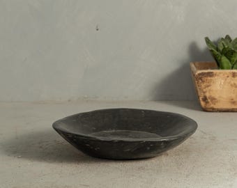 Vintage Carved Lava Stone Catch All Bowl or Soap Tray  {A} (Free Shipping)