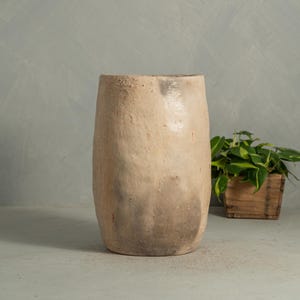 Vintage Large Tunisian Pot / Vessel (Free Shipping)