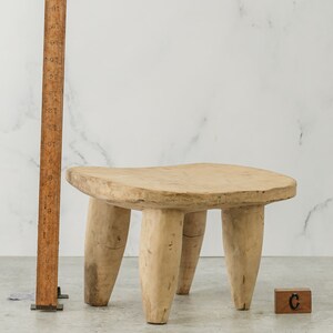 Light Wood African Senufo Stool Free Shipping image 5