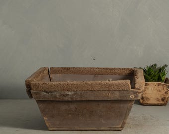 Vintage Portuguese Fishing Basket with Cork Detail (Free Shipping)