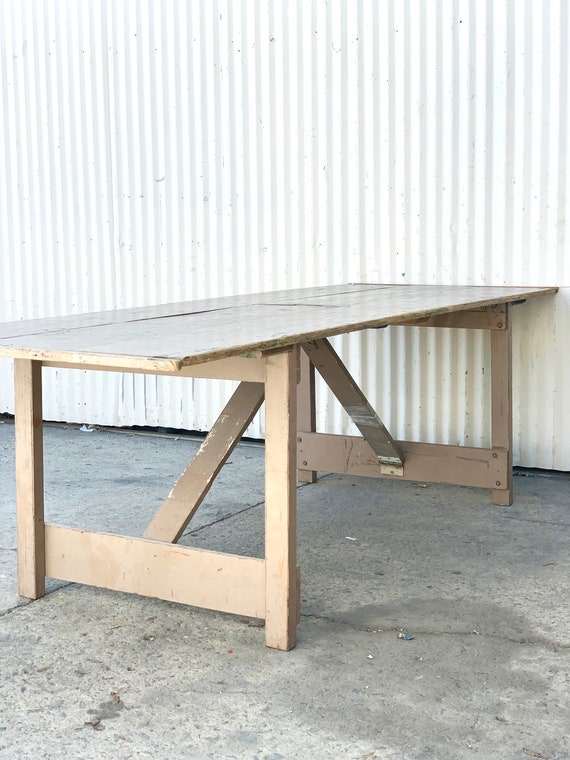Antique Folding Texas Harvest Table Local Pick Up Only