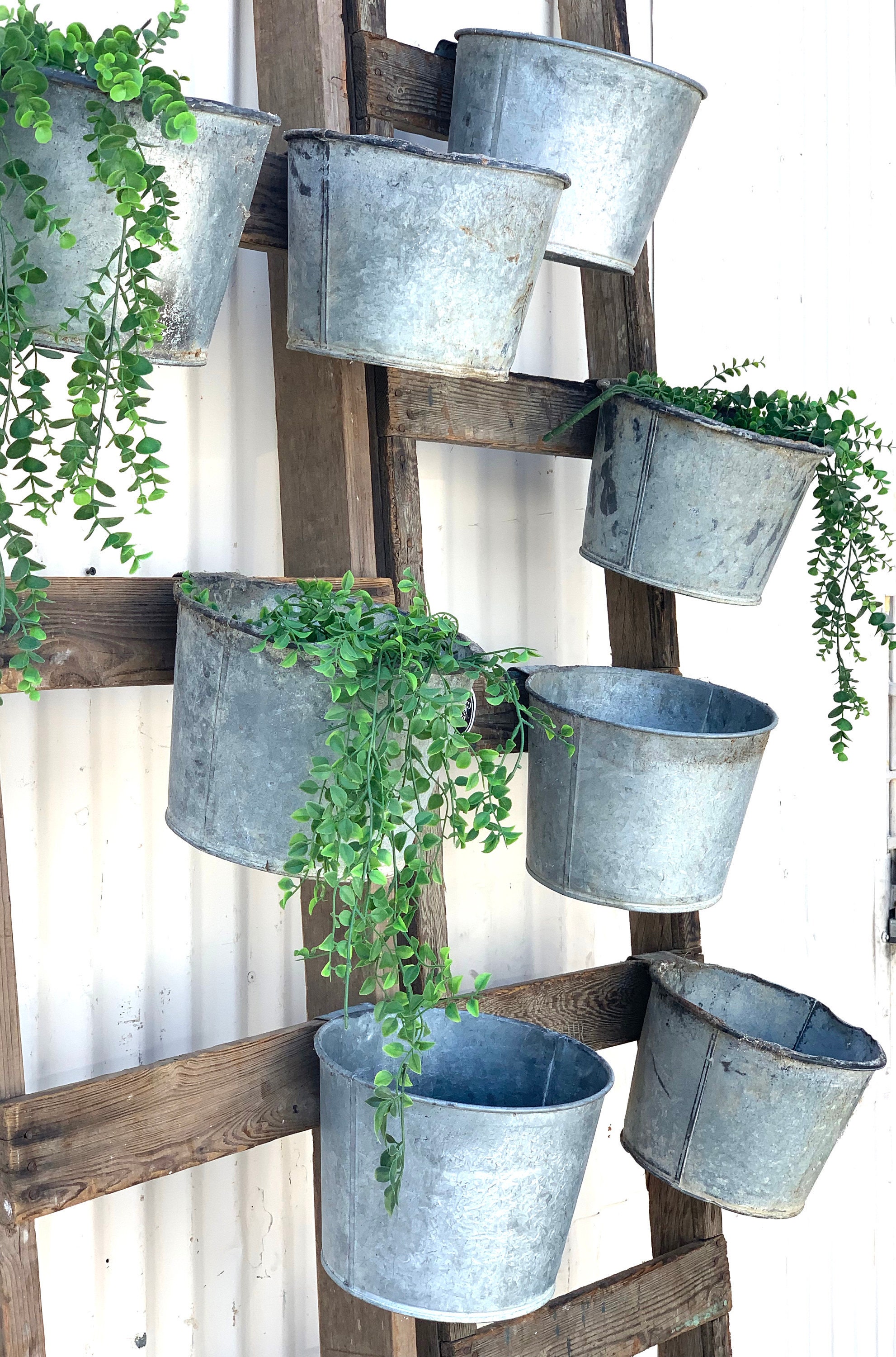 Vintage Hanging Calf Feeder Bucket