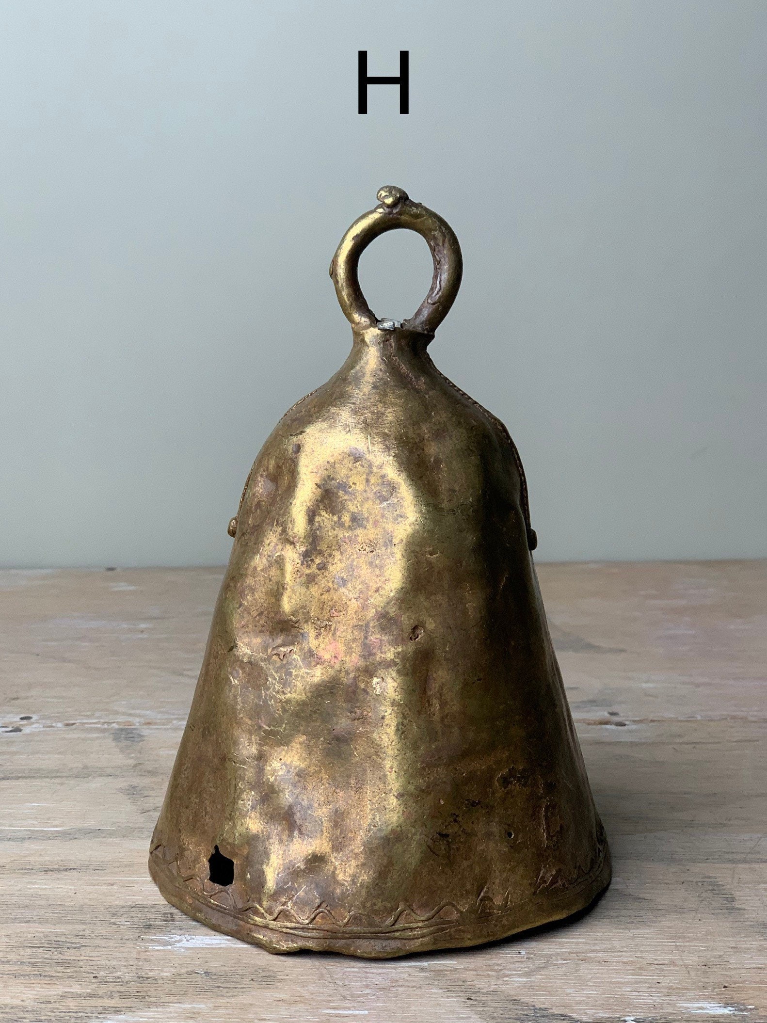 Xtra Large Antique African Cow Bell (Free Shipping)