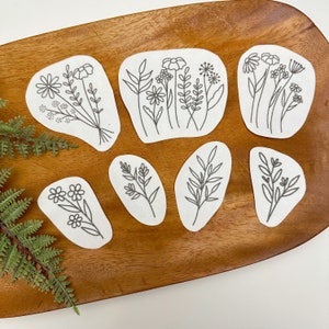 Boho Botanicals Stick & Stitch Embroidery Patterns