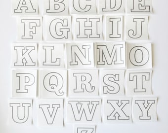 Monogram Stick & Stitch Embroidery Patters for Clothes