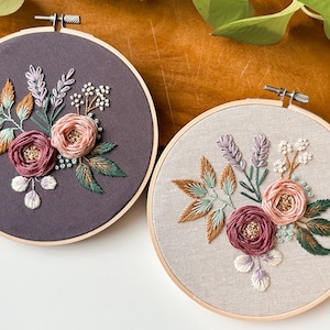 Wzór haftu Dreamy Florals - Pobierz plik PDF z samouczkiem wideo