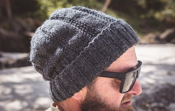 Gray beanie mens Clearance