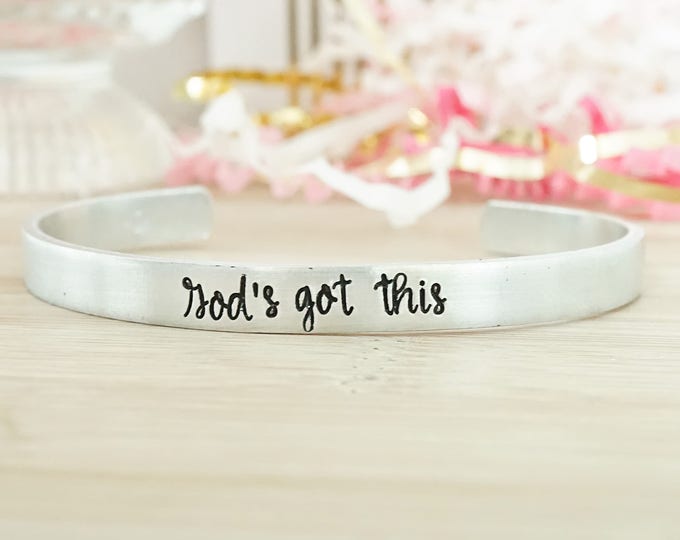 God's Got This Cuff Bracelet