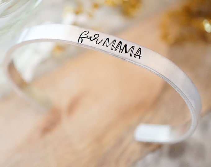 Fur Mama Cuff Bracelet - Dog Mom Gift - Dog Lover Gift - Pet Jewelry - Cat Lover Gift - Pet Lover Gift - Fur Mom - Pet Mom