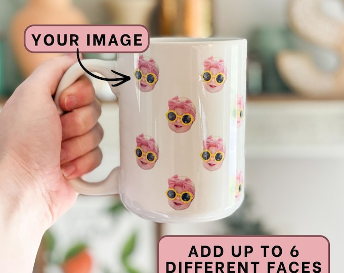 Face Mug - Babies, Kids, Families, Pets, and More - 15oz 11oz