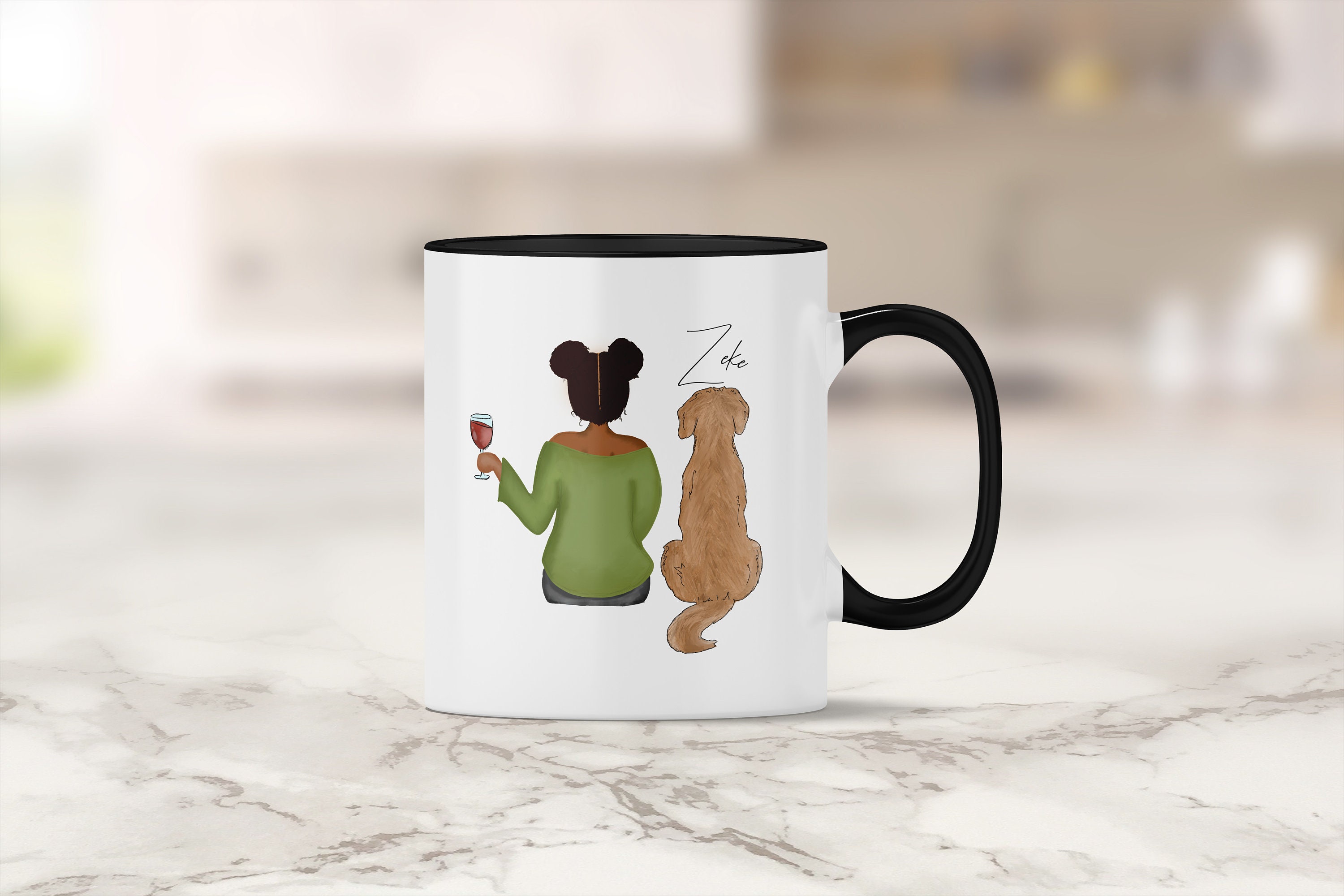 golden retriever mom mug