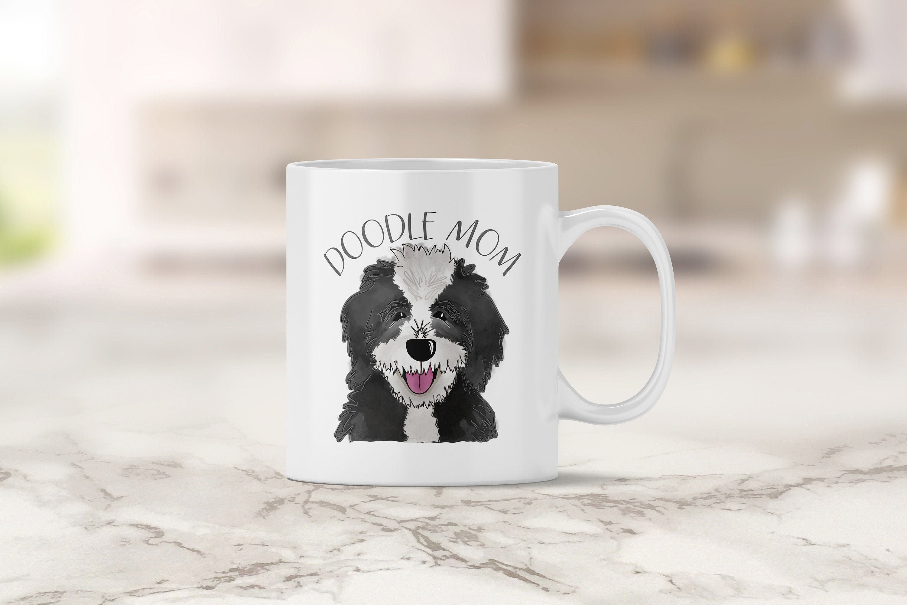 Sheepadoodle Mom Mug Sheep Dog Doodle Poodle Mix Doodle Dog