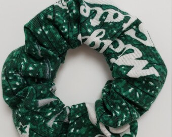 The Michigan State University Scrunchy -  Varsity Scrunchy - Handmade Scrunchy