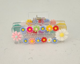 The Daisy Claw Clip - Claw Clip - Hair Clip - Flower Clip