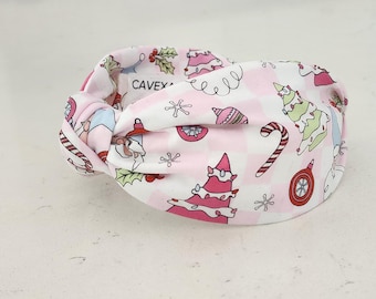 The Merry Knotted Headband - Knotted Headband, Christmas Headband, Holiday Headband, Winter Headband, Christmas Accessory