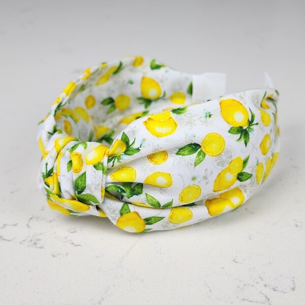 Ivy Mesh Lemon Headband - RESTOCK