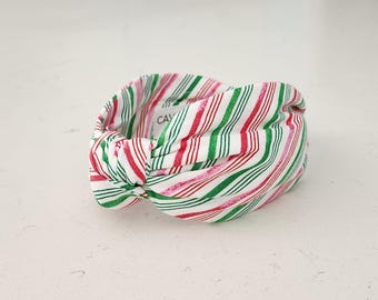 The Ivy Knotted Headband - Knotted Headband, Christmas Headband, Holiday Headband, Winter Headband, Christmas Accessory