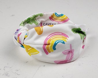 The Lulu Knotted Headband - Knotted Headband, Birthday Headband, Hard Knot Headband, Birthday Party Headband, Party Headband