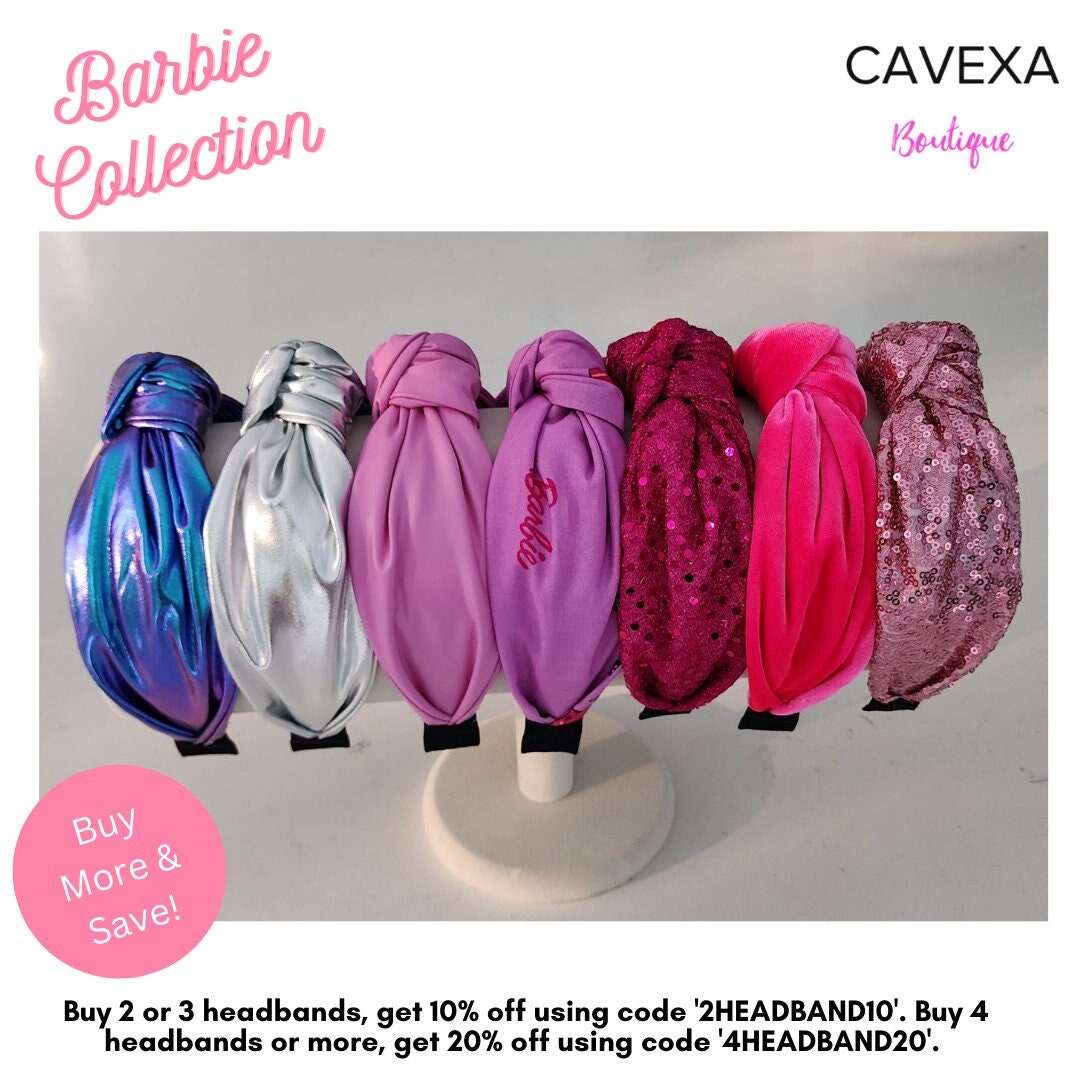Pink Barbie Headband - Etsy display picture 2