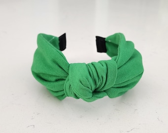 The Gracelyn Knotted Headband - Knotted Headband, Knot Headband, Hard Knot Headband, Green Headband