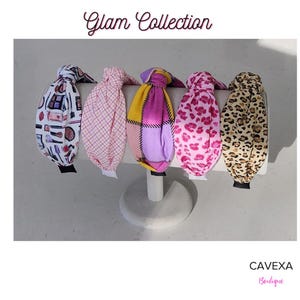 The Glam Collection Knotted Headband - Knotted Headband, Handmade Headband, Hard Knot Headband, Preppy Headband, Makeup Headband