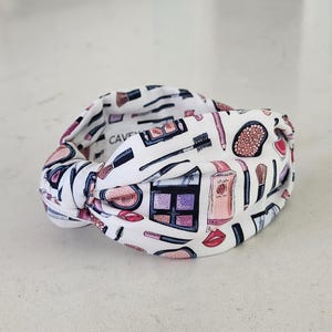 The Bella Knotted Headband - Knotted Headband, Handmade Headband, Hard Knot Headband, Glam Headband, Preppy Headband, Makeup Headband